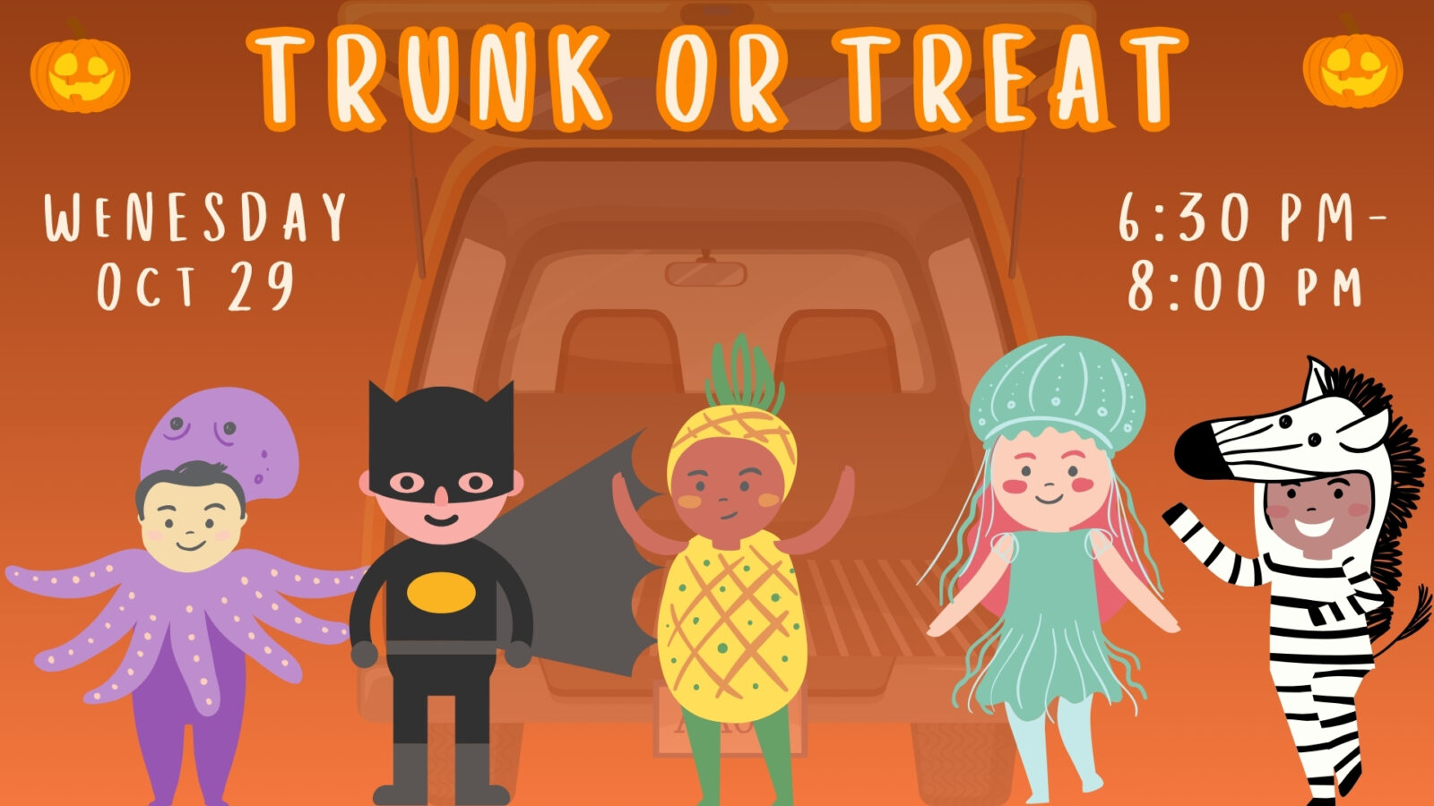 Trunk or Treat 2025 - Main Graphic